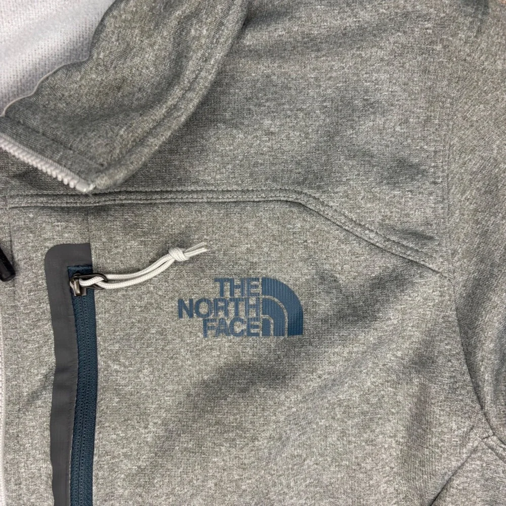 The North‎ Face Mens Quarter Zip Pullover Grey Performance Fleece Jacket M